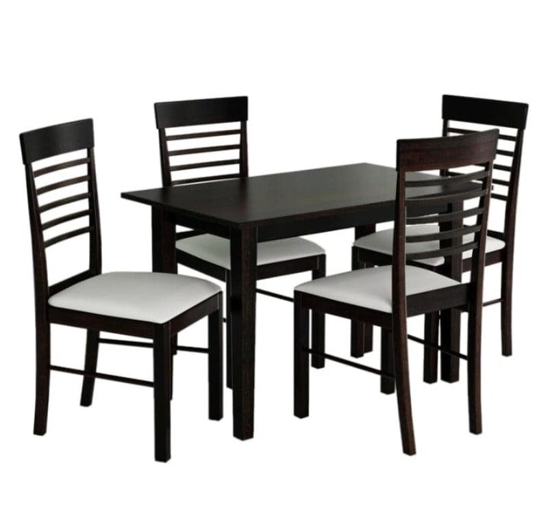 Solid Wood Dinning Table Set (4 Seater) - WoodenTwist