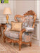Classic Carved Sofa Set with Table in Premium Finish ( Maharaja Sofa ) - WoodenTwist