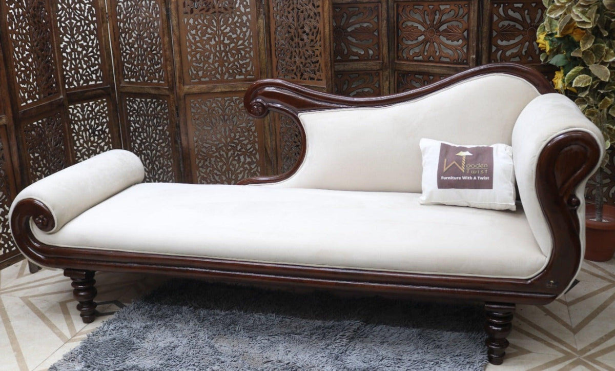 Handcrafted Teak Wood Couch