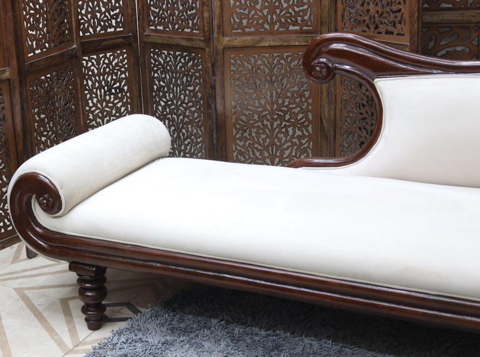 Wood Hand Carved Couch (Teak Wood) - WoodenTwist