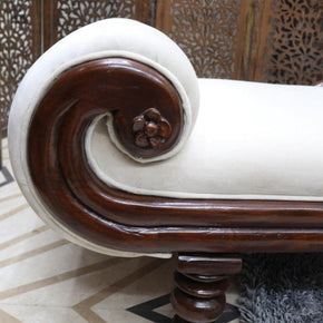 Wood Hand Carved Couch (Teak Wood) - WoodenTwist