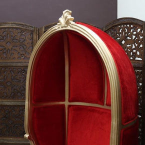 Victoire Balloon Chair (Golden Finish) - WoodenTwist