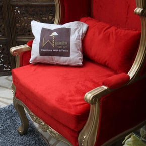 Victoire Balloon Chair (Golden Finish) - WoodenTwist