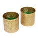 Gandhara Votive with Green Tea Light holder - Set of 2 - WoodenTwist