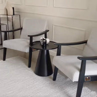Wooden Handmade NEGRA Modern Arm Chair (Teak Wood) - WoodenTwist