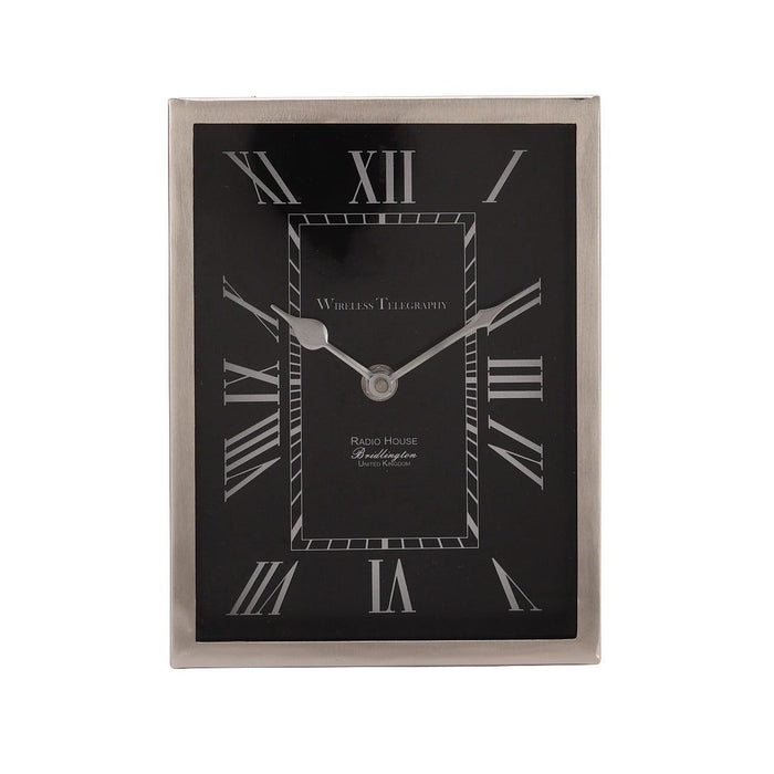 The Framed Clock In Silver & Gold Finish - WoodenTwist