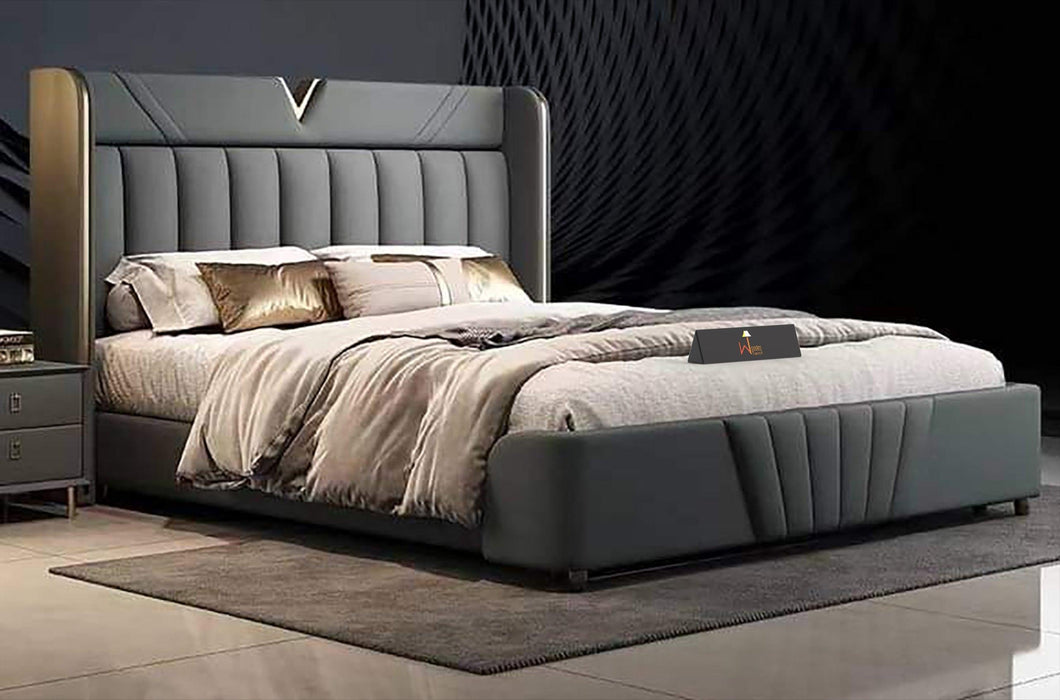 Beni Design Queen Size Bed For Bedroom with Storage - WoodenTwist
