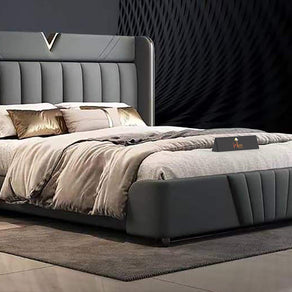 Beni Design Queen Size Bed For Bedroom with Storage - WoodenTwist