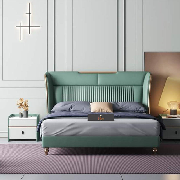 Luxury Lulu Design Queen Size Bed For Bedroom - WoodenTwist