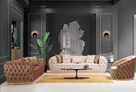 Tufted Cushions, Nailhead Trim