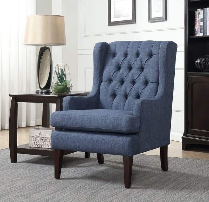 Solid Wood Wing Armchair