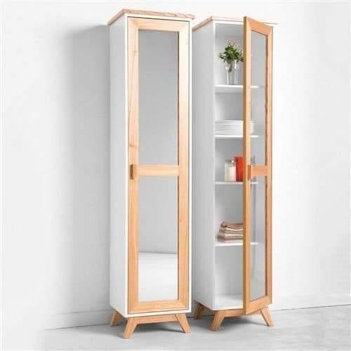 Tall Display Cupboard, Set of 2