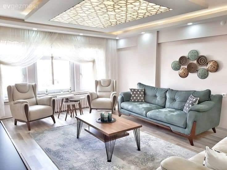 Handmade Modern European Style Interior Design Sofa Set 3+1+1 - WoodenTwist