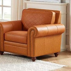 Wooden Handmade Stylish Look Grace Modern Sofa 3+1 (Brown) - WoodenTwist