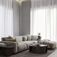 Madera Handmade Modular Sectional Sofa Set 5 Seater (Grey) - WoodenTwist