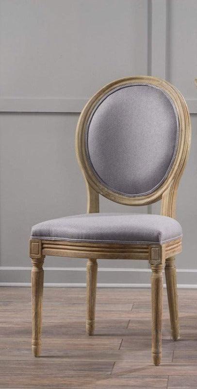 Wooden Twist Redondo Teak Wood Dining Chair - pair set of 2