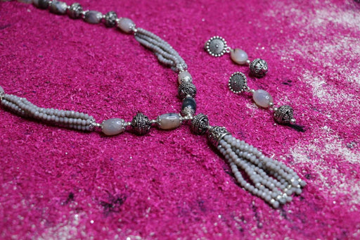 Shades of Grey Necklace Set - WoodenTwist