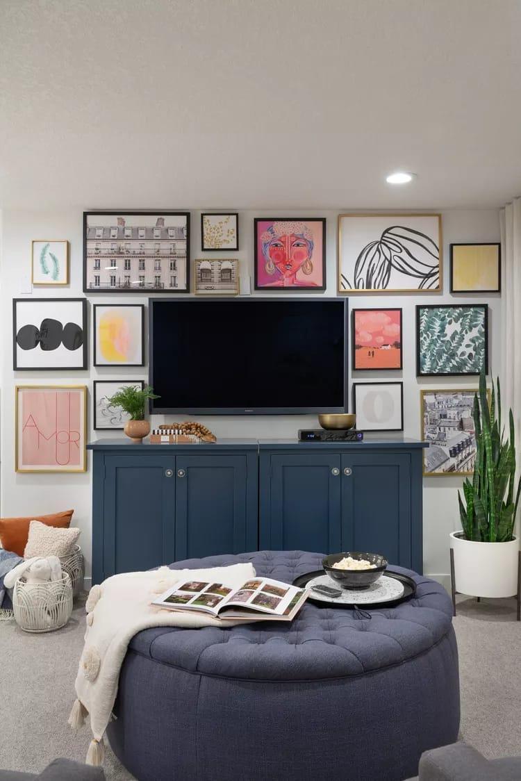 Entertainment Storage, Organized