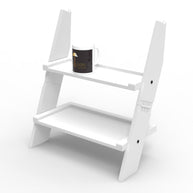 Leaning Bookcase Ladder and Room Organizer - WoodenTwist