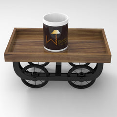 Premium Wooden Serving Cart - WoodenTwist