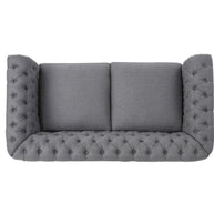 Regal Premium Flared Arm Loveseat - WoodenTwist