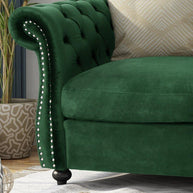 Regal Premium Flared Arm Loveseat - WoodenTwist