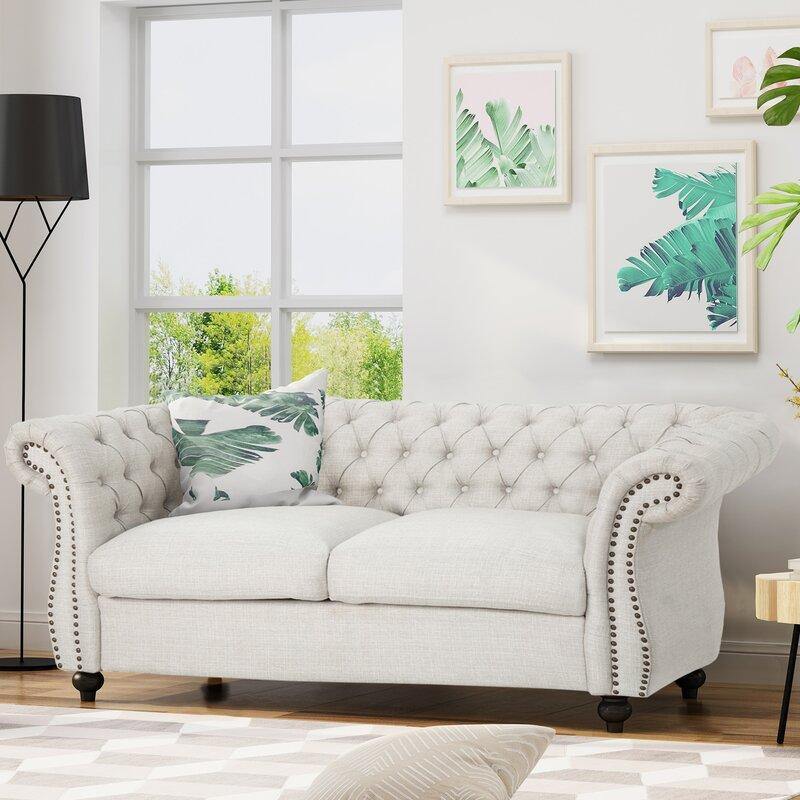 Regal Premium Flared Arm Loveseat - WoodenTwist