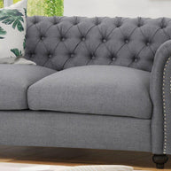Regal Premium Flared Arm Loveseat - WoodenTwist