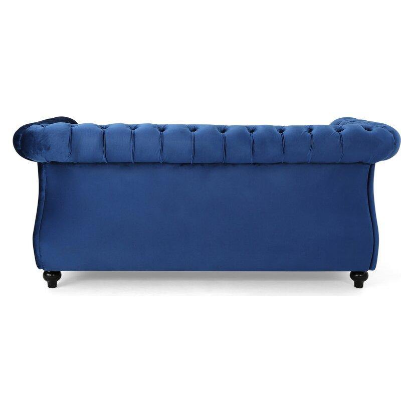 Regal Premium Flared Arm Loveseat - WoodenTwist