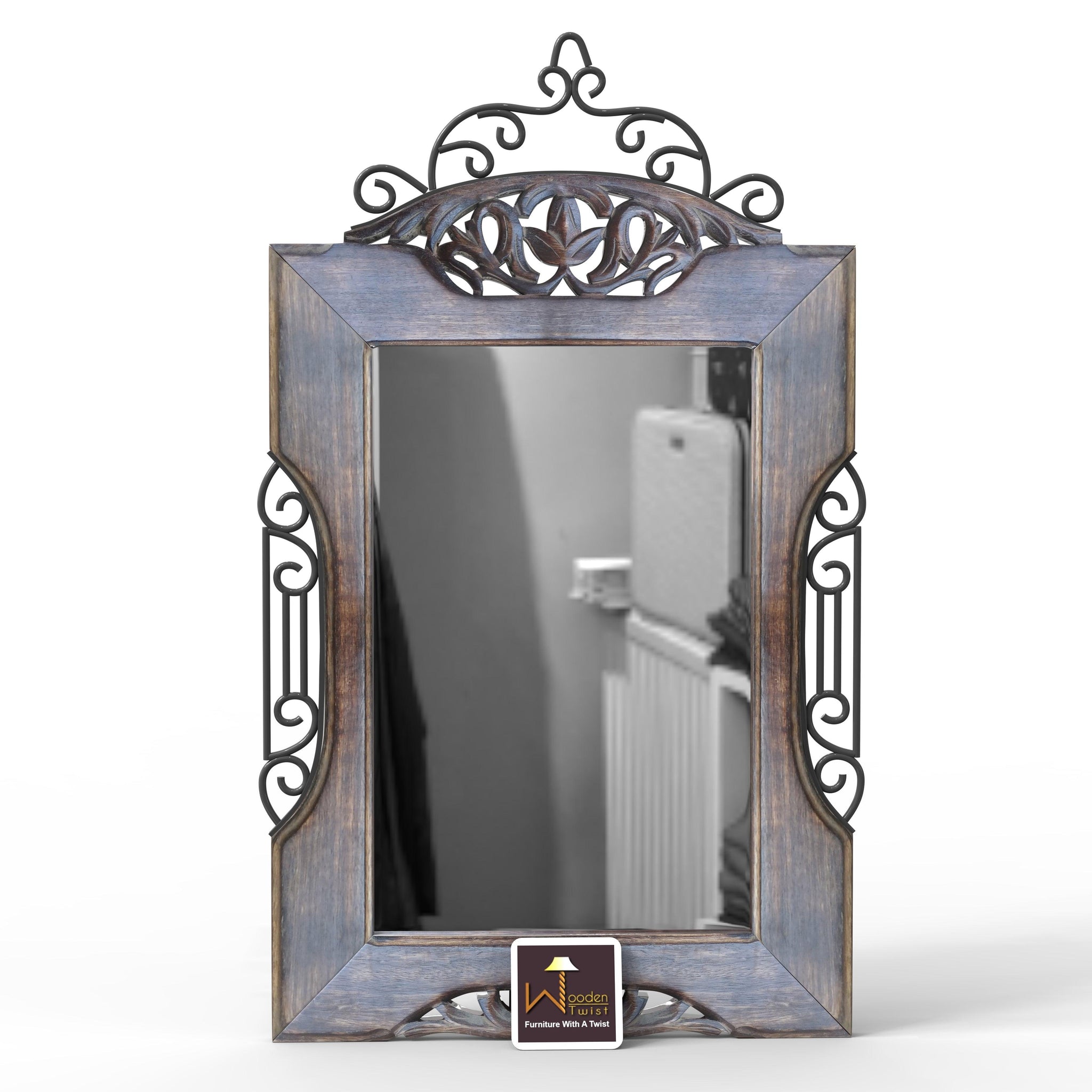 [Get60％ 0FF ]: Quick to Buy Wooden Wall Mirror Frames Design Online At — WoodenTwist