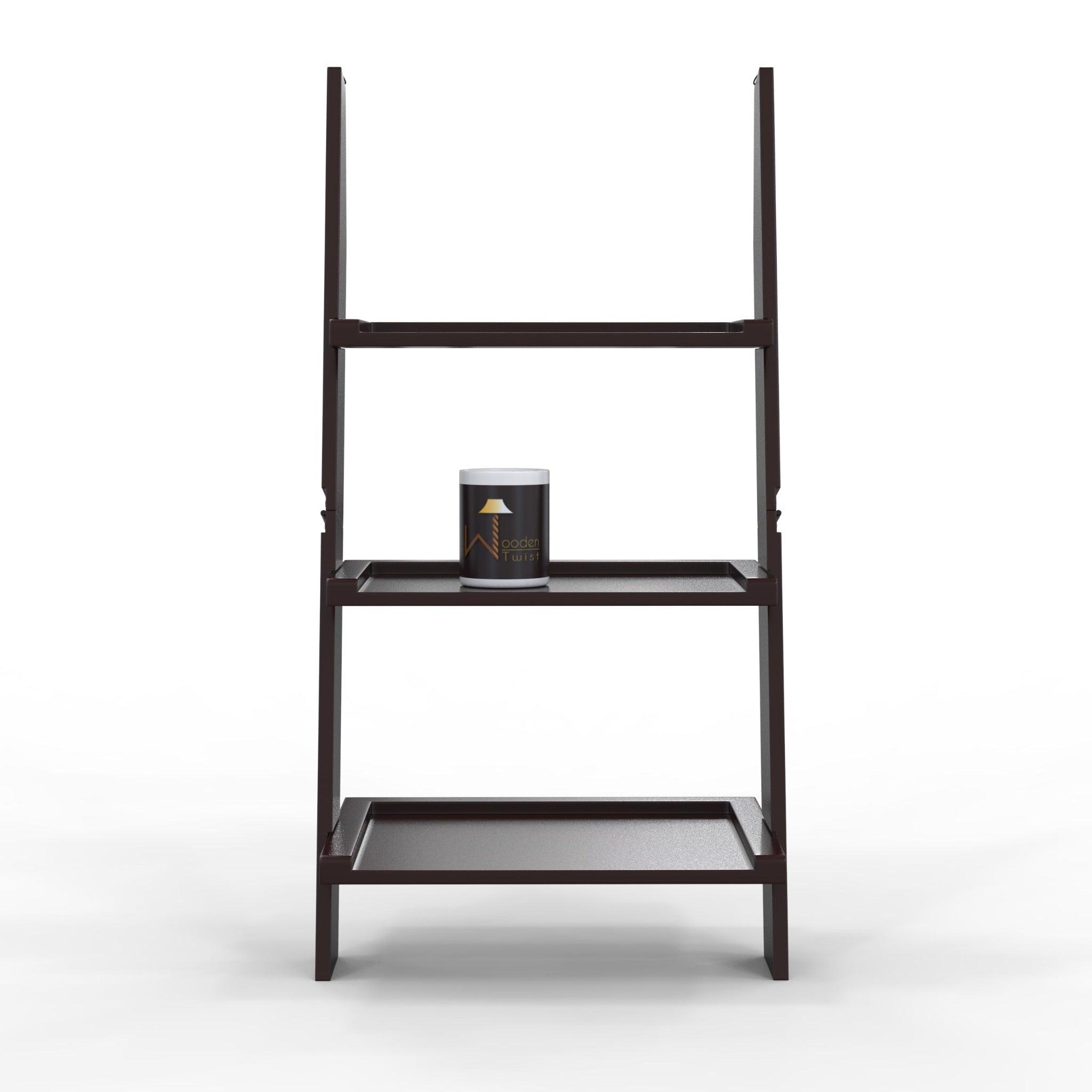 Escalera Leaning Bookcase Ladder and Room Organizer - WoodenTwist