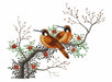 Beautiful birds on a tree Wall Sticker - WoodenTwist