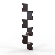 Zig Zag Alzak Floating Corner Shelves - WoodenTwist