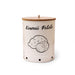 Metal Canister Potato Storage Jar Barrel with Wooden Lid - WoodenTwist