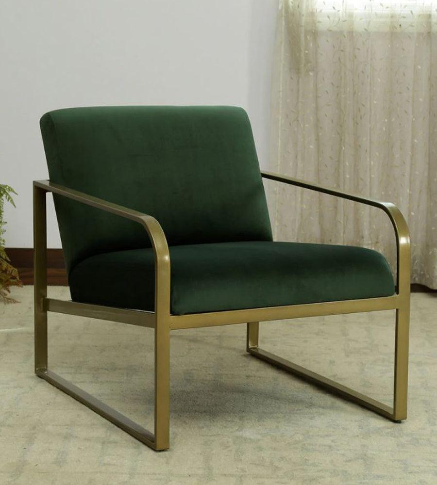 stylish & classy green sofa in metal - WoodenTwist