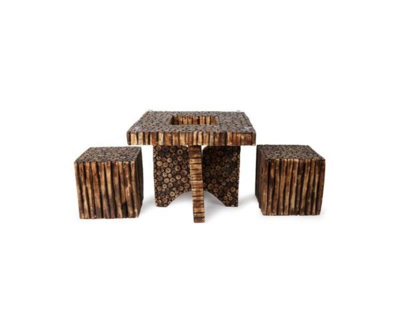 Warm Brown, Antique Log Surface