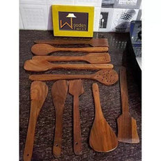 Sheesham Wood Cutlery Spoon Set (Pack of 10) - WoodenTwist