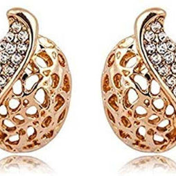 Raafi Alloy Gold-plated Jewel Set (Gold, White) - WoodenTwist