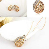 Raafi Alloy Gold-plated Jewel Set (Gold, White) - WoodenTwist
