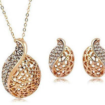 Raafi Alloy Gold-plated Jewel Set (Gold, White) - WoodenTwist