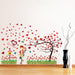 Cute Couple Wall Sticker - WoodenTwist