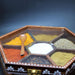Handcrafted & Hand Painted Hexagon Shaped Spice Box - WoodenTwist