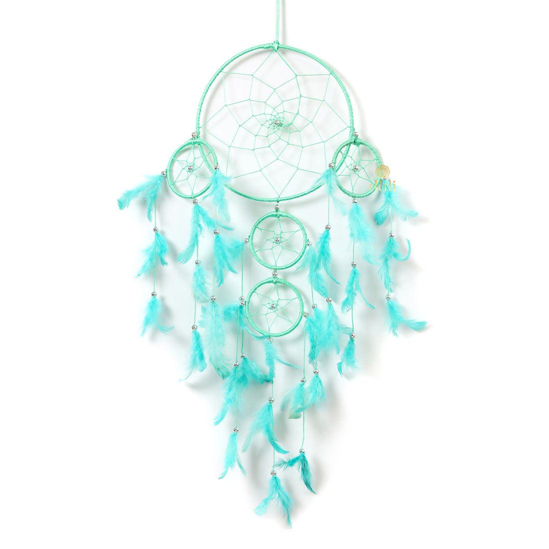 Wall Hanging for Home and Wall Decoration Indoors and Outdoors (Pastel Aqua) - WoodenTwist