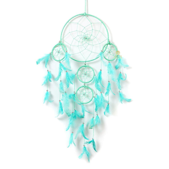 Wall Hanging for Home and Wall Decoration Indoors and Outdoors (Pastel Aqua) - WoodenTwist
