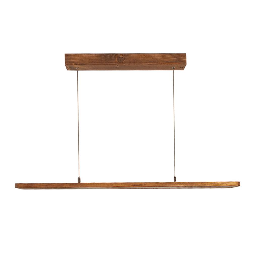 Avril 36 Triangular Brown LED Hanging Lamp - WoodenTwist