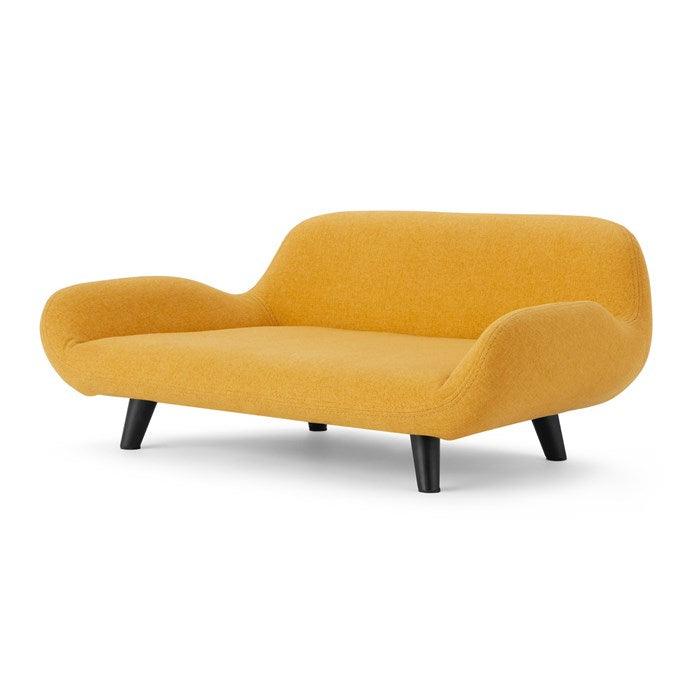 Wooden Twist Handmade Classic Relaxing Pet Sofa ( Yellow ) - WoodenTwist