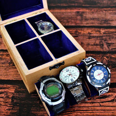 Handcrafted Wooden Watch Storage Box - WoodenTwist