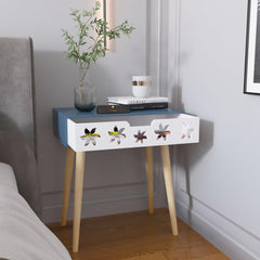 Estrella Wooden Bedside Table With Storage Drawer Nightstand - WoodenTwist