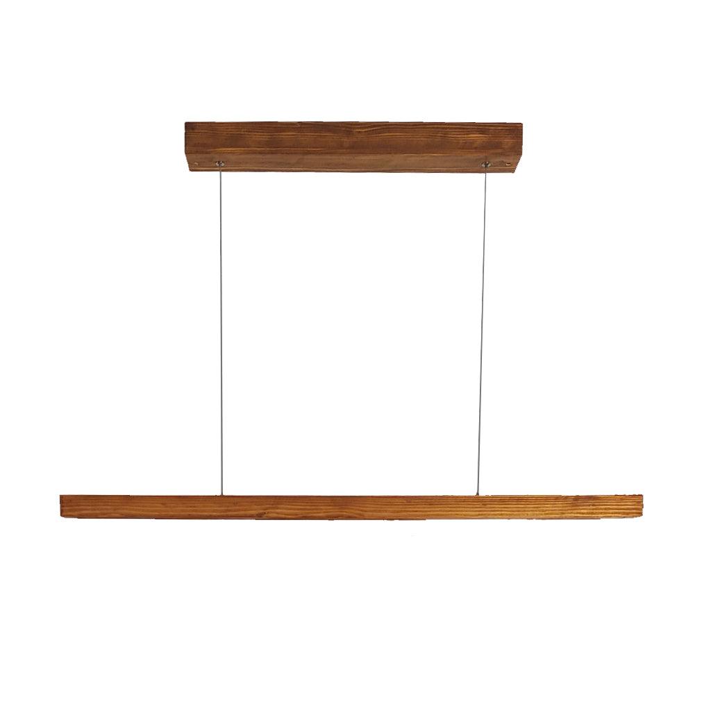 Brigitte 36 Brown Wooden LED Hanging Lamp - WoodenTwist