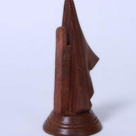 Wooden Nose Shaped Spectacle Holder Specs Stand For Office Desktop/Tabletop - WoodenTwist